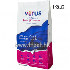 VeRUS 維洛司高纖抗敏修護配方 (羊肉+燕麥糙米) 狗糧 12LB