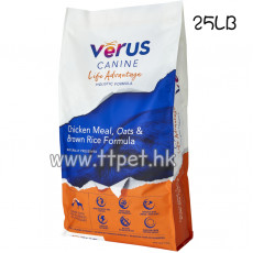 VeRUS 維洛司高纖體態健美配方狗糧 (雞肉+燕麥糙米) 25LB