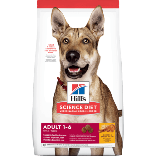 Hill's Adult 1 - 6 (雞肉、大麥) 標準粒成犬糧 