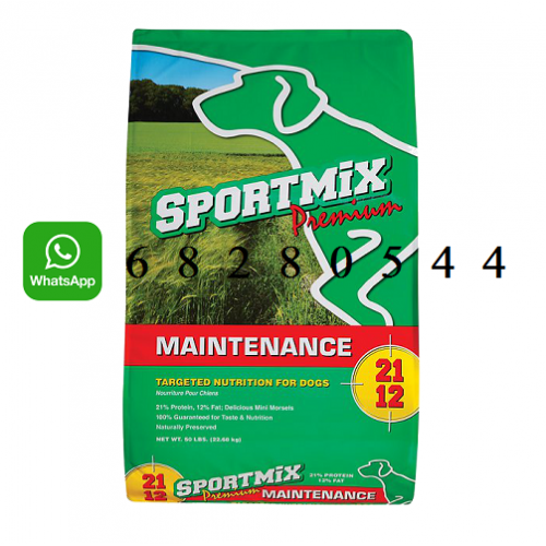 Sportmix Maintenance Adult Mini Chunk Dog Food 活力家 特級成犬 (細粒裝) 狗糧 44LB