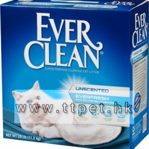 Ever Clean 淺藍帶-強效無香配方貓砂-25lb