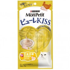 MonPetit Puree Kiss 吞拿魚醬伴粒粒雞肉貓小食 40g