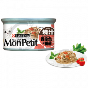 MON PETIT至尊貓罐頭 - 燒汁吞拿魚及番茄 (85g x 24)