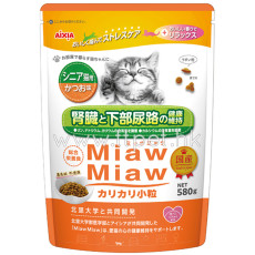 Aixia Miaw Miaw 日本老貓糧(腎臟及下部尿路健康) - 鰹魚味 580g 