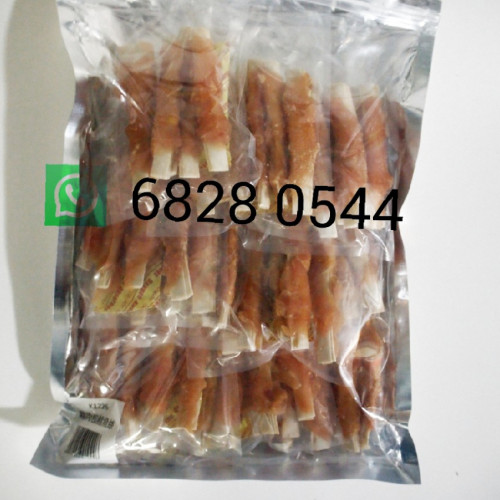 1kg 小食 - 雞肉包鱈魚絲 ( 10小包獨立包裝 )