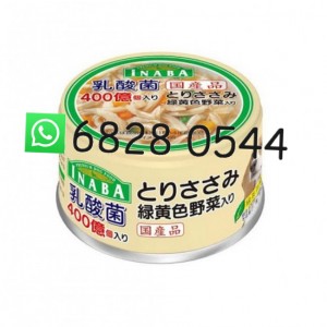 Inaba 日本 乳酸菌系列狗罐頭-雞肉蔬菜 (D141) 80g 