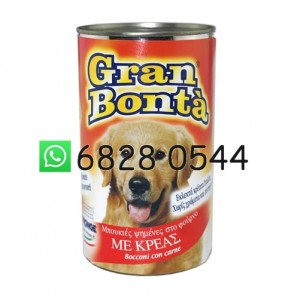 Gran Bonta 金毛達狗罐頭-原汁肉塊 1230g