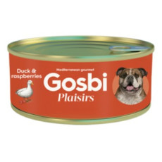 GOSBI Plaisirs 無穀物成犬罐頭 - 鴨肉紅桑子 (185g)