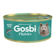 Gosbi Plaisirs 無穀物成犬罐頭 - 白魚 (185g)