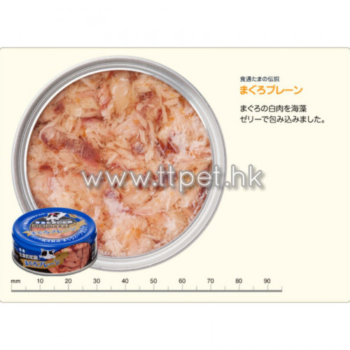 《小玉傳說》風味貓罐頭 - 吞拿魚+海藻 80g 