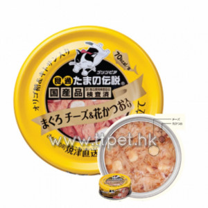 《小玉傳說》風味貓罐頭 - 吞拿魚+芝士+鰹魚 80g 