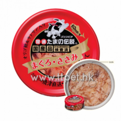 《小玉傳說》風味貓罐頭 - 吞拿魚+雞胸肉 80g 