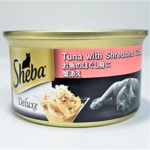 SHEBA 吞拿蟹肉 (湯汁) 貓罐頭 85g