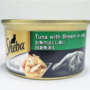 SHEBA 吞拿真鯛 (魚凍) 貓罐頭 85g