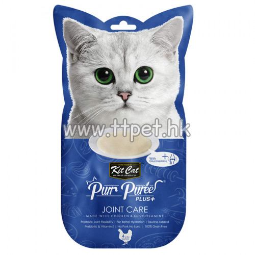 Kit Cat Purr Puree PLUS+ 雞肉醬(關節護理) 60g (4 x 15g)