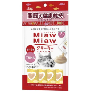 Aixia Miaw Miaw 日式貓咪肉醬 - 吞拿魚 (關節配方) 15g x 4條裝