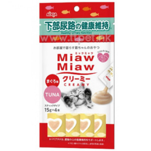Aixia Miaw Miaw 日式貓咪肉醬 - 吞拿魚 (尿道配方) 15g x 4條裝