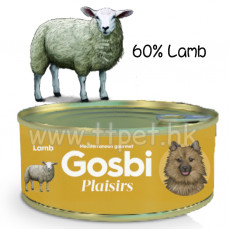 Gosbi Plaisirs 無穀物成犬罐頭 - 羊肉 (185g)