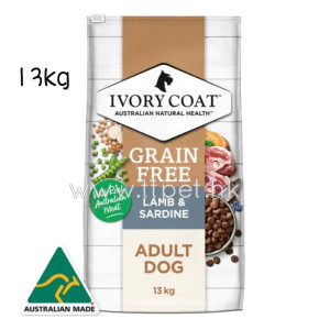 Ivory Coat 無穀物成犬糧 - 羊肉和沙丁 13kg