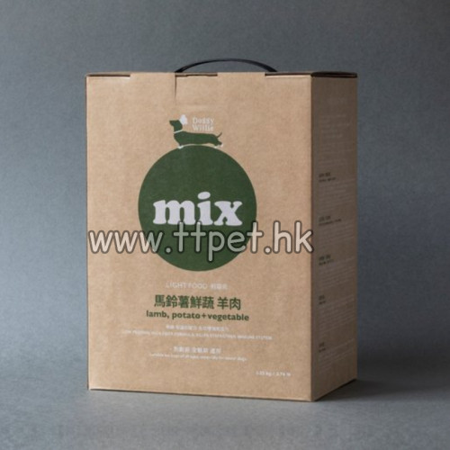 DOGGY WILLIE 輕寵食 - MIX 有榖主食 (馬鈴薯鮮蔬羊肉) 1.25g (10小包)