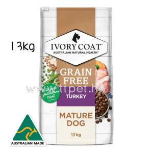 Ivory Coat 無穀物老犬糧 - 低脂／火雞肉 13kg