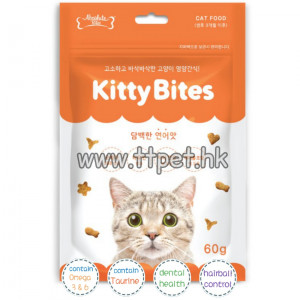 KittyBites 去毛潔齒營養脆餅 - 三文魚 60g