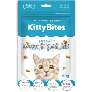 KittyBites 去毛潔齒營養脆餅 - 海鮮 60g