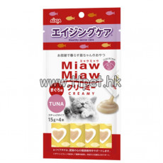 Aixia Miaw Miaw 日式貓咪肉醬-吞拿魚 (提升免疫配方) 15g x 4條裝