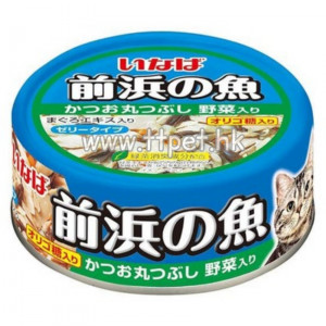 Inaba 日本前浜の魚貓罐頭 (鰹魚 + 野菜) 115g