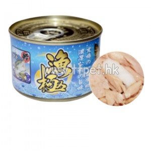 Akika [漁極] 貓貓主食罐 - 吞拿魚 + 銀鱈魚 160g