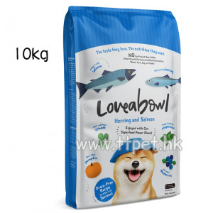 Loveabowl 無穀物希靈魚三文魚海洋全犬種配方狗糧 10KG