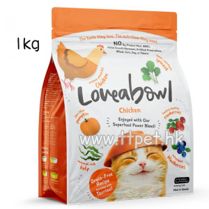 Loveabowl 無穀物走地雞肉全貓種配方貓糧 1KG