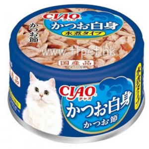 CIAO A173 貓罐頭 (水煮鰹魚、木魚) 85g
