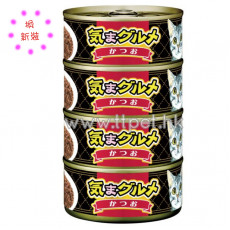 AIXIA 紅肉果凍貓罐頭 - 鰹魚 620g (155g×4缶)