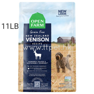 Open Farm 無穀物紐西蘭鹿肉配方狗糧 (11LB)