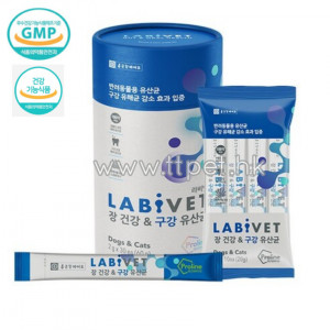 LABIVET 寵物食用益生菌 (腸道+口腔)  (2g x 30) 貓犬適用