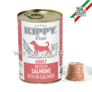 KIPPY Pate 無穀物成犬肉醬主食罐頭 - 三文魚 400g