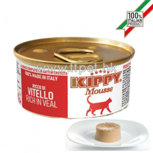 KIPPY Mousse 無穀物成貓主食罐頭 - 小牛排慕絲 85g