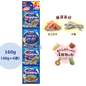 Combo 4連包貓咪海洋口味餅乾 - 添加蟹柳片 (40g x 4)