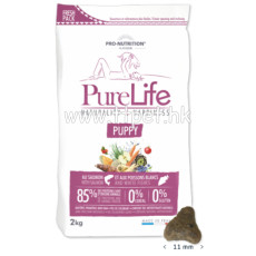 PureLife 幼犬糧 - 三文魚和白魚 2KG