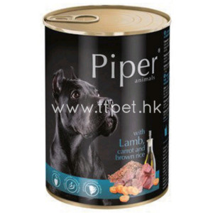 Piper 無穀物成犬主食罐 (羊肉+甘筍+糙米) 400g