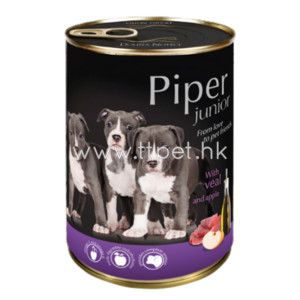Piper 無穀物幼犬主食罐 (牛仔肉+蘋果) 400g