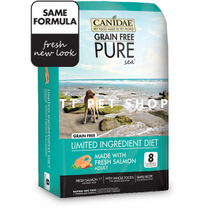 CANIDAE® GRAIN FREE PURE SEA ADULT DOG FORMULA MADE WITH FRESH SALMON DOG FOOD 咖比 無穀物海洋配方(三文魚)狗糧
